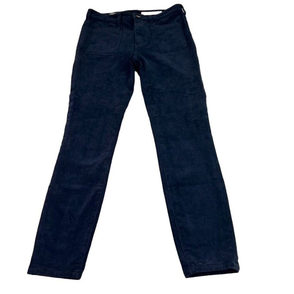 Pilcro and the Letterpress Pants Womens 28 Corduroy High-Rise Skinny Blue